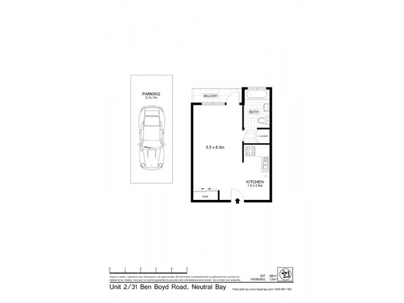 2/31 Ben Boyd Road, Neutral Bay NSW 2089 Floorplan
