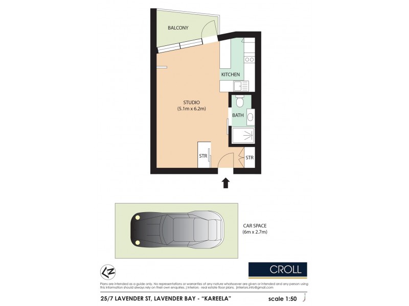25/7 Lavender Street, Mcmahons Point NSW 2060 Floorplan