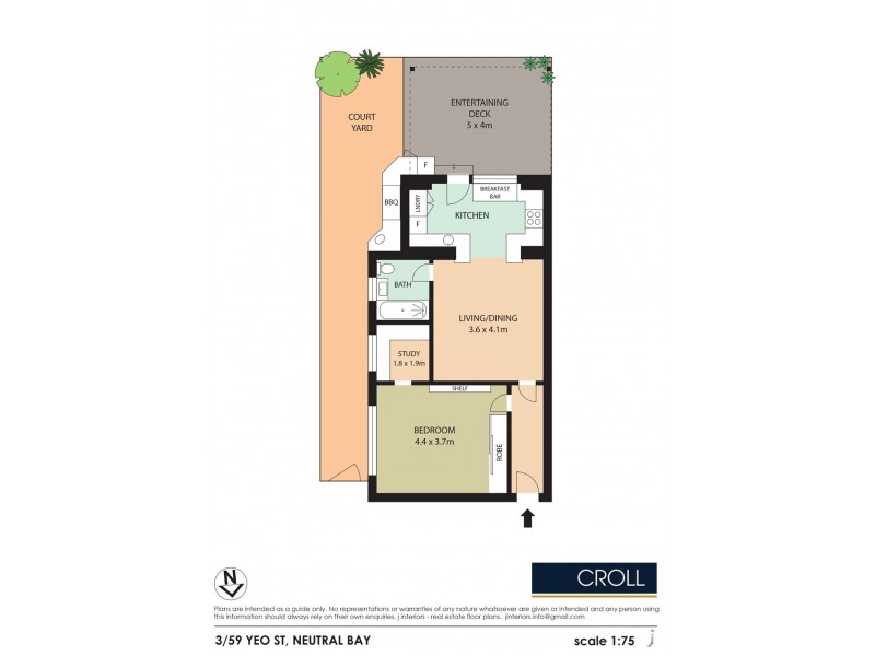 3/59 Yeo St, Neutral Bay NSW 2089 Floorplan