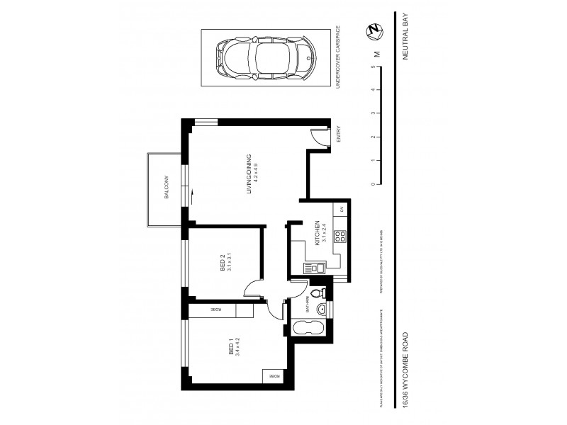 16/36 Wycombe Road, Neutral Bay NSW 2089 Floorplan