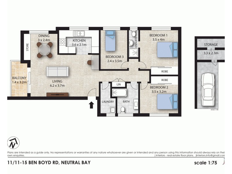 11/11-15 Ben Boyd Road, Neutral Bay NSW 2089 Floorplan