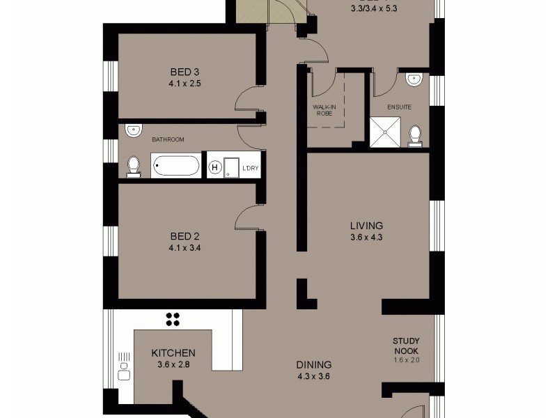 2/11 Shellcove Road, Neutral Bay NSW 2089 Floorplan