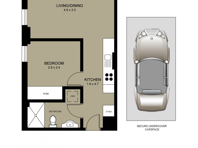 43/4-8 Waters Road, Neutral Bay NSW 2089 Floorplan