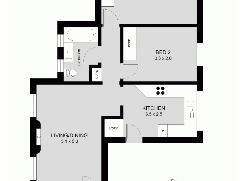 1/28a Rangers Road, Neutral Bay NSW 2089 Floorplan