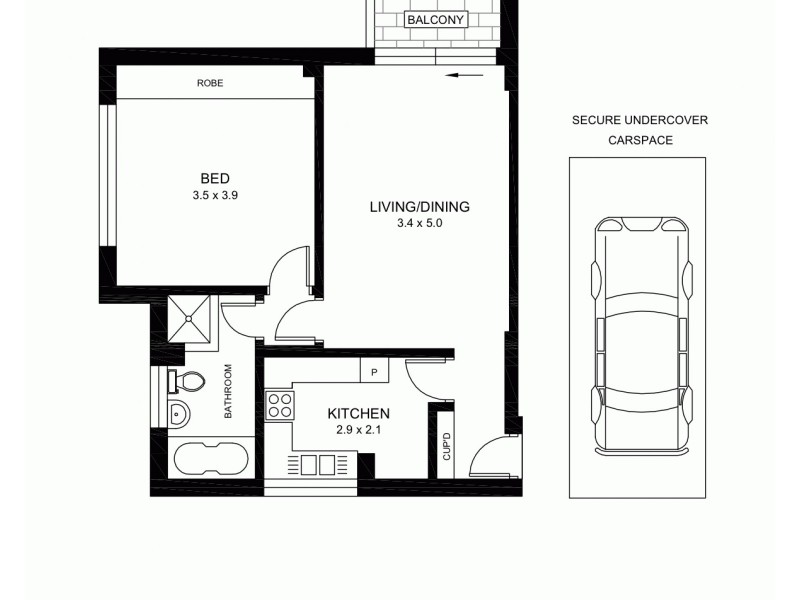 701/15 Wyagdon Street, Neutral Bay NSW 2089 Floorplan
