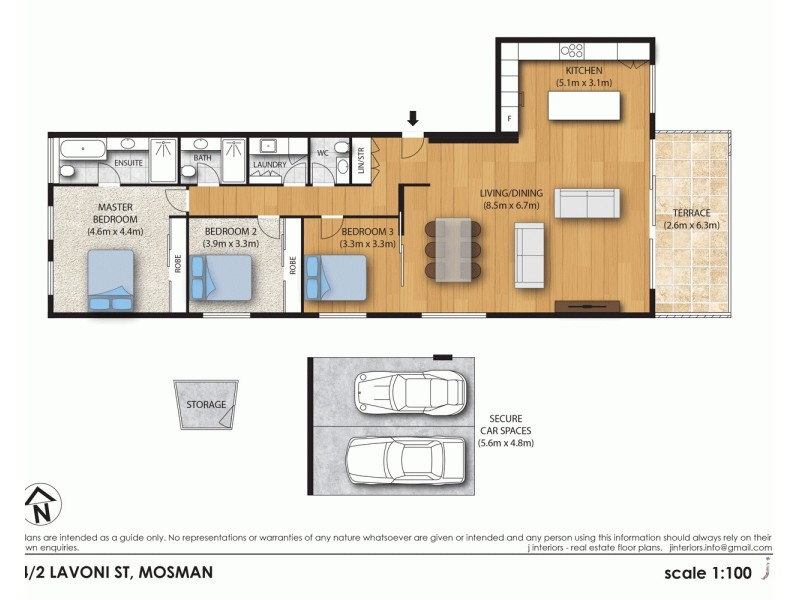 4/2 Lavoni Street, Mosman NSW 2088 Floorplan