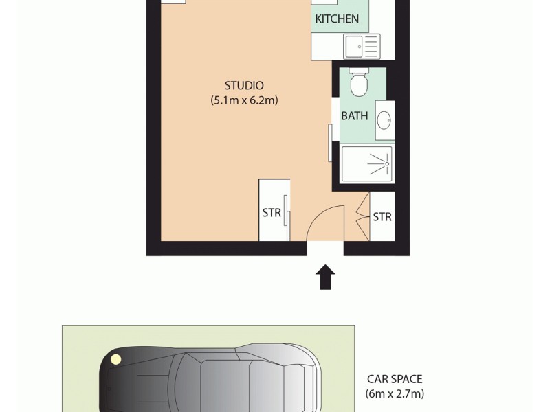 25/7 Lavender Street, Mcmahons Point NSW 2060 Floorplan