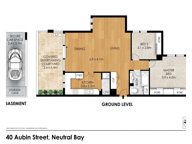 19/50 Aubin Street, Neutral Bay NSW 2089 Floorplan