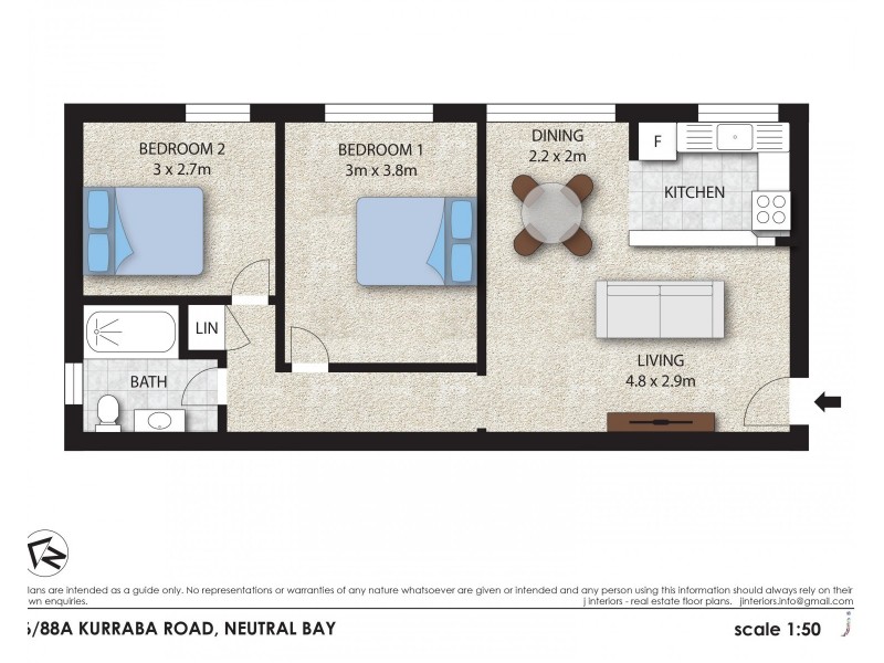 6/88a Kurraba Road, Neutral Bay NSW 2089 Floorplan