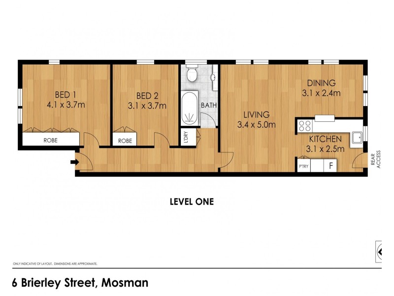 3/26 Brierley Street, Mosman NSW 2088 Floorplan