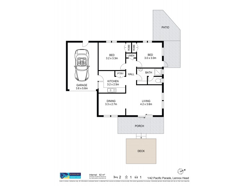 1/42 Pacific Parade, Lennox Head NSW 2478 Floorplan