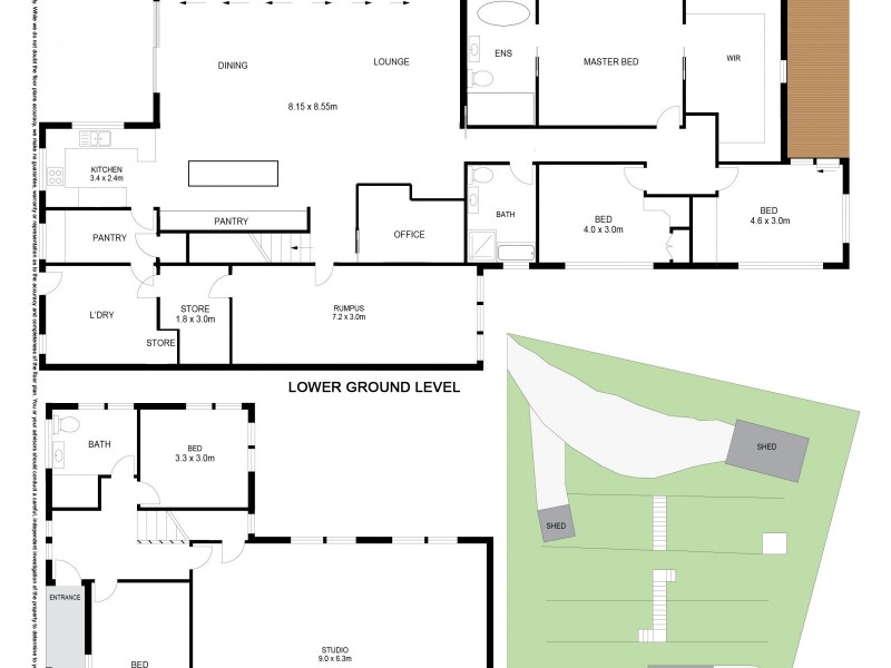 137 Bangalow Road, Byron Bay NSW 2481 Floorplan