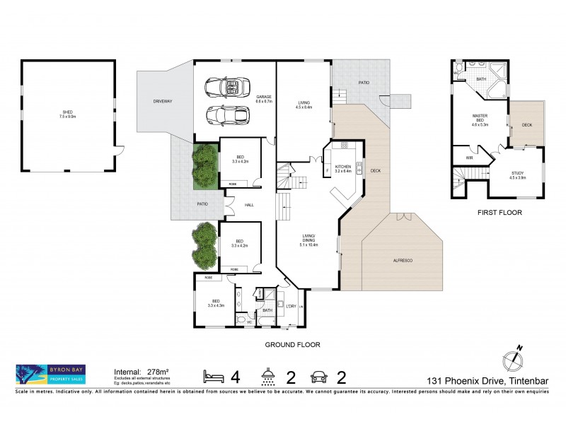 131 Phoenix Drive, Tintenbar NSW 2478 Floorplan