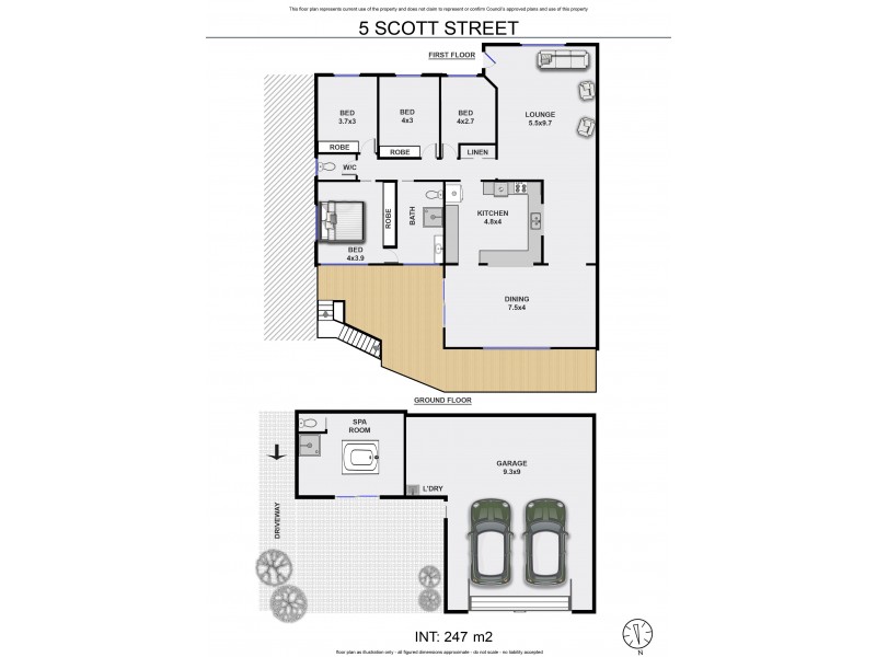 5 Scott Street, Byron Bay NSW 2481 Floorplan