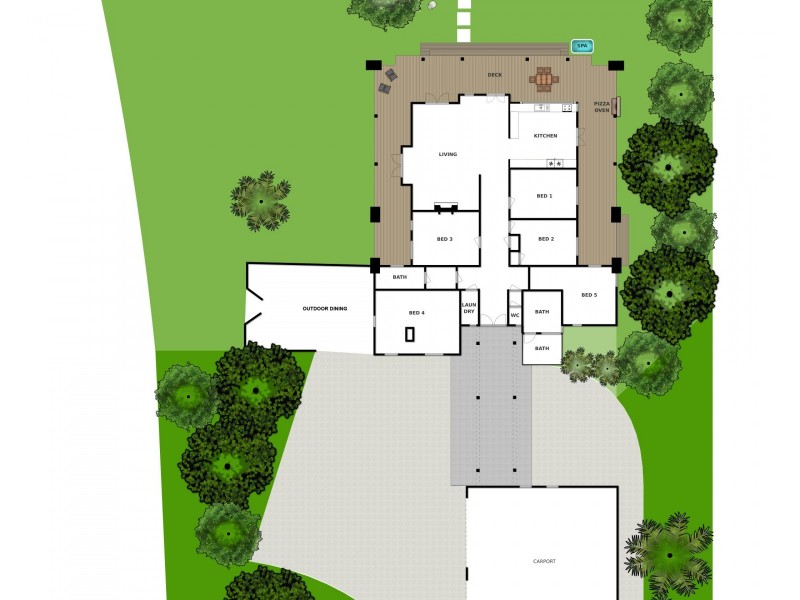 282 Skinners Shoot Road, Byron Bay NSW 2481 Floorplan