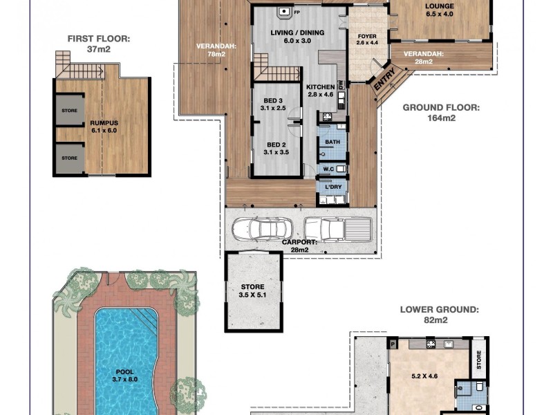 129 Skinners Shoot Road, Byron Bay NSW 2481 Floorplan