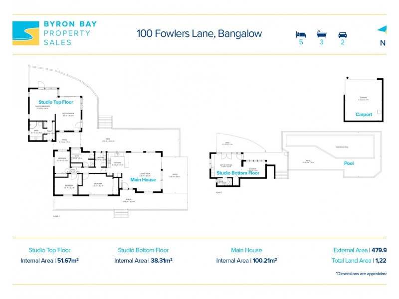 100 Fowlers Lane, Bangalow NSW 2479 Floorplan