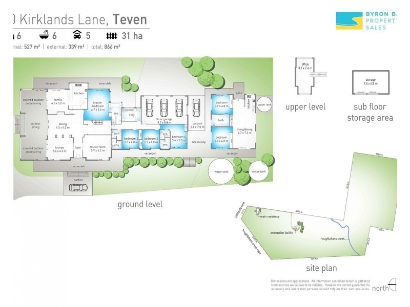 10 Kirklands Lane, Teven NSW 2478 Floorplan