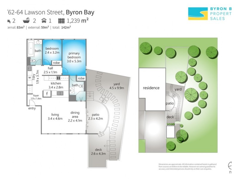 1/62-64 Lawson, Byron Bay NSW 2481 Floorplan