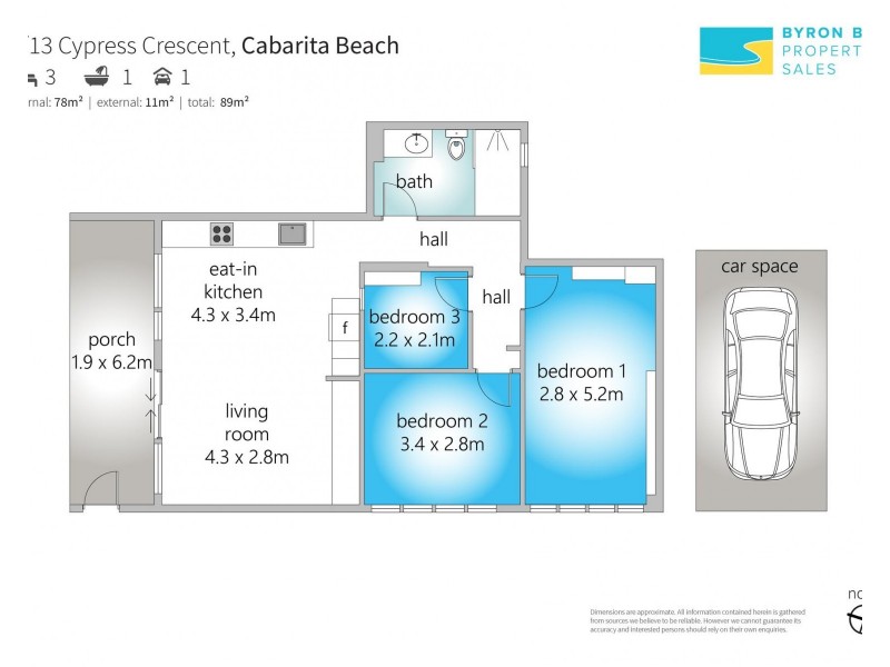 6/13 Cypress Crescent, Cabarita Beach NSW 2488 Floorplan