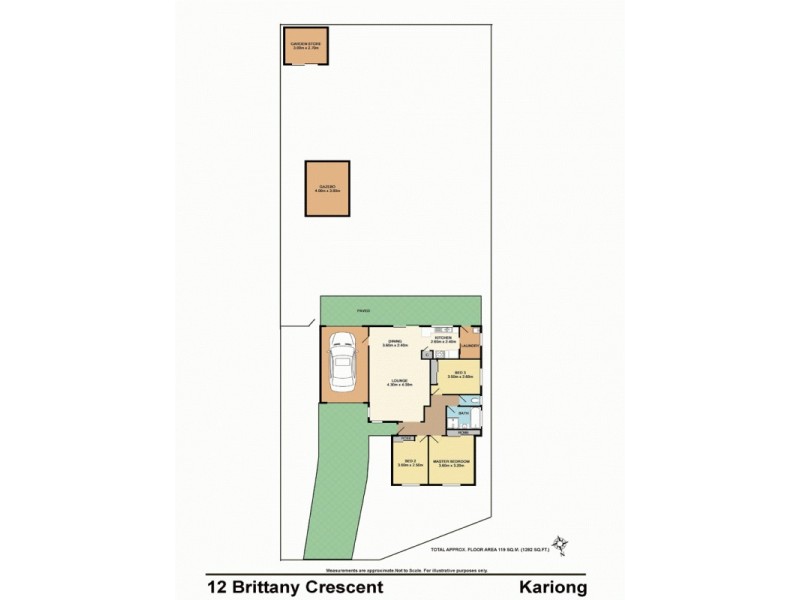 12 Brittany Crescent, Kariong NSW 2250 Floorplan