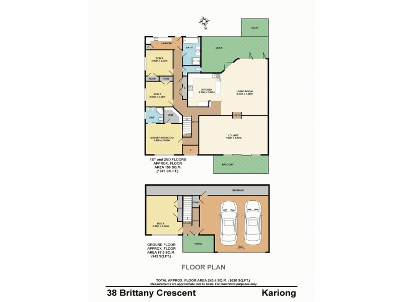 38 Brittany Crescent, Kariong NSW 2250 Floorplan