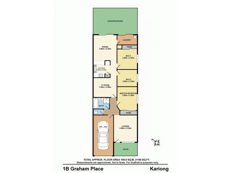 1b Graham Place, Kariong NSW 2250 Floorplan