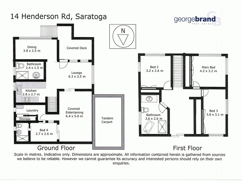 14 Henderson Rd, Saratoga NSW 2251 Floorplan
