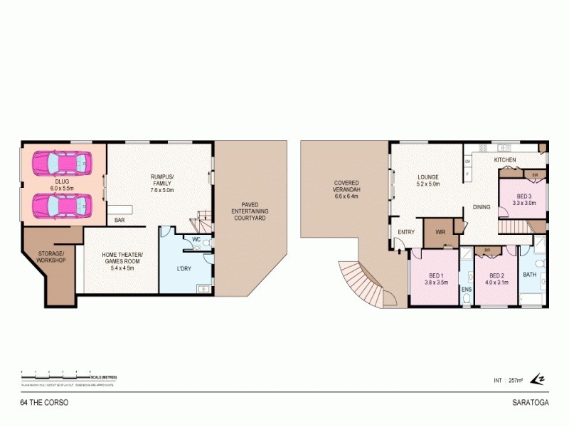 64 The Corso, Saratoga NSW 2251 Floorplan