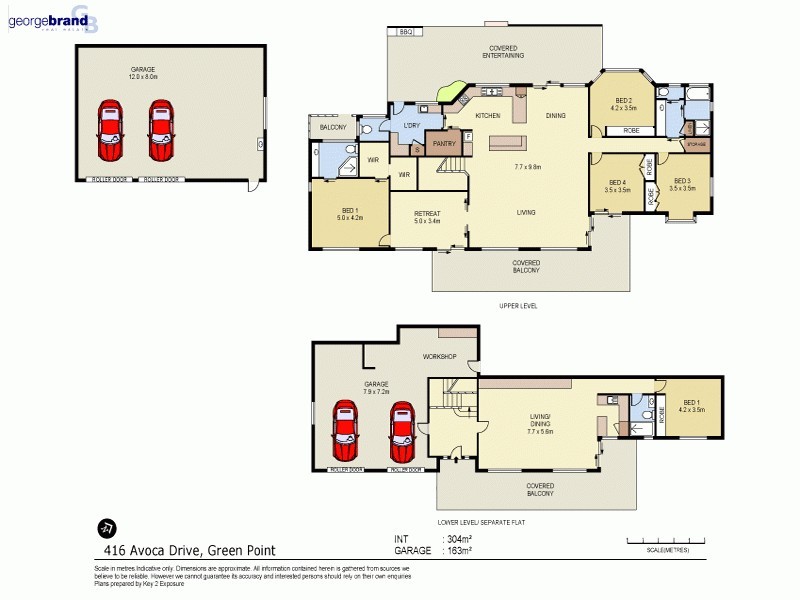 416 Avoca Dr, Green Point NSW 2251 Floorplan